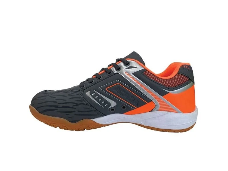 Acacia Sports HyperShot Men's Pickleball Shoes Grey/Orange - Image 2