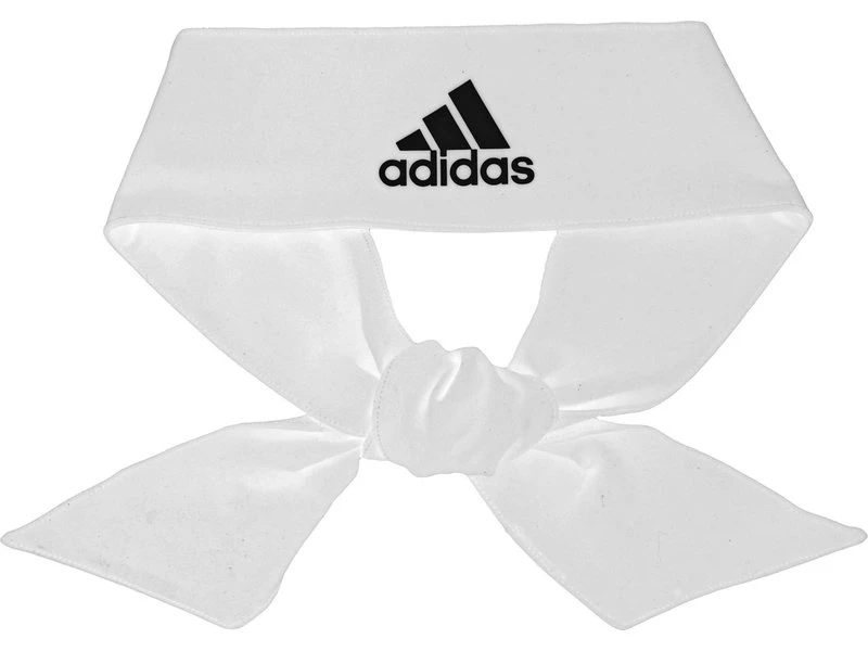 Adidas Alphaskin Tie Headband White