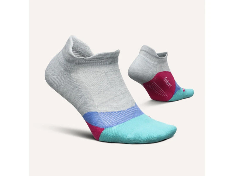 Feetures Elite Light Cushion No Show Tab Socks Go Gray M - Image 2