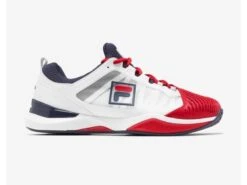 Fila Speedserve Men's Tennis Shoe White/Red/Navy