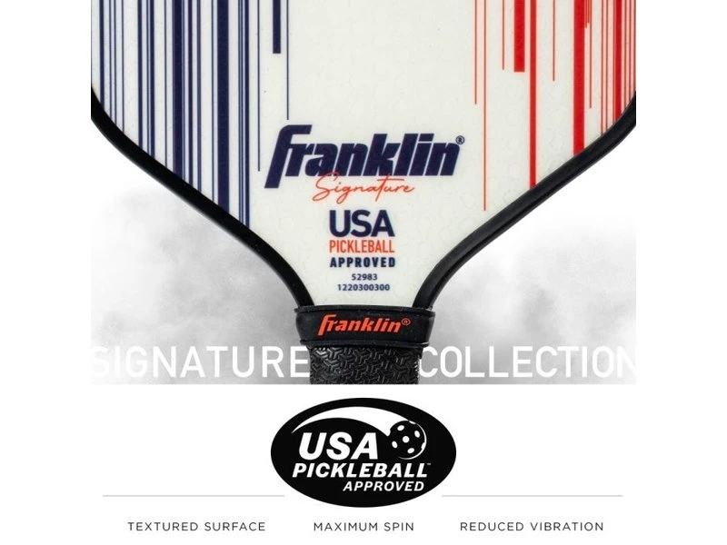 Franklin Signature Pro 13 Mm Pickleball Paddle White - Image 2