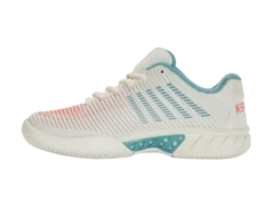 K-Swiss Hypercourt Express 2 Blanc/Blue/Desert Flower Women's Shoe