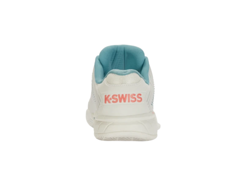 K-Swiss Hypercourt Express 2 Blanc/Blue/Desert Flower Women's Shoe - Image 5