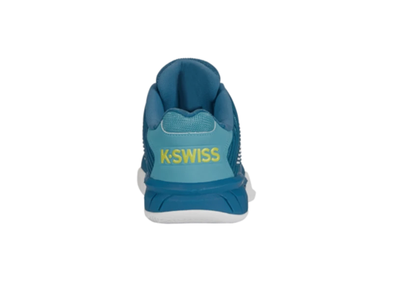 K-Swiss Hypercourt Express 2 Blue/Yellow Junior Shoe - Image 4