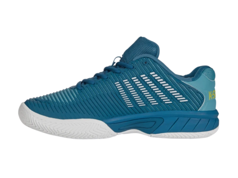 K-Swiss Hypercourt Express 2 Blue/Yellow Junior Shoe - Image 5