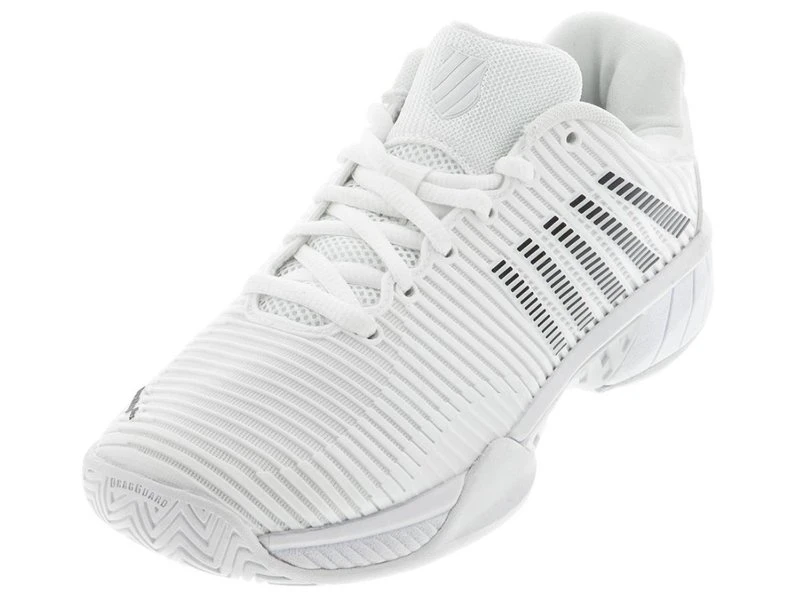K-Swiss Hypercourt Express 2 White/Black Women's Tennis Shoes - Image 3