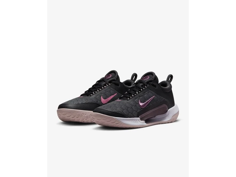 Nike Zoom Court NXT Women's Shoe- Black/Pink - Image 5