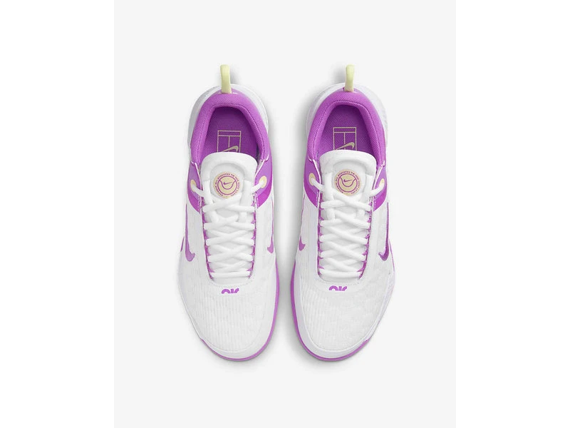 Nike Zoom Court NXT Women's Shoe- White/Fuchsia - Image 4