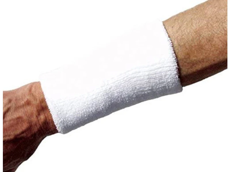 Tourna Tourna 6 Inch Wrist Towel White - Image 3
