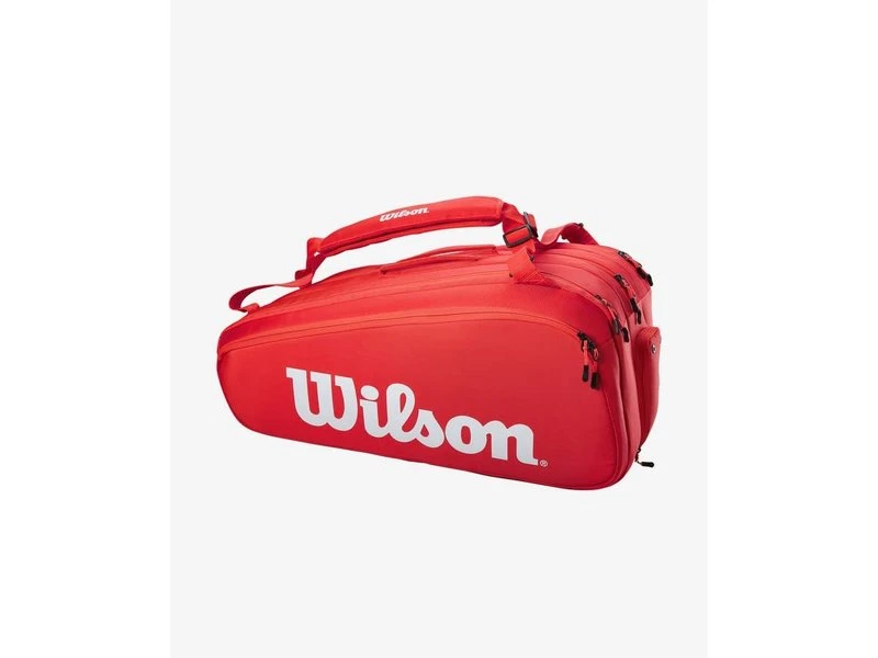 Wilson Super Tour 15 Pack Tennis Bag Red - Image 3