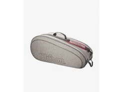 Wilson Team 6 Pack Racquet Bag- Heather Grey
